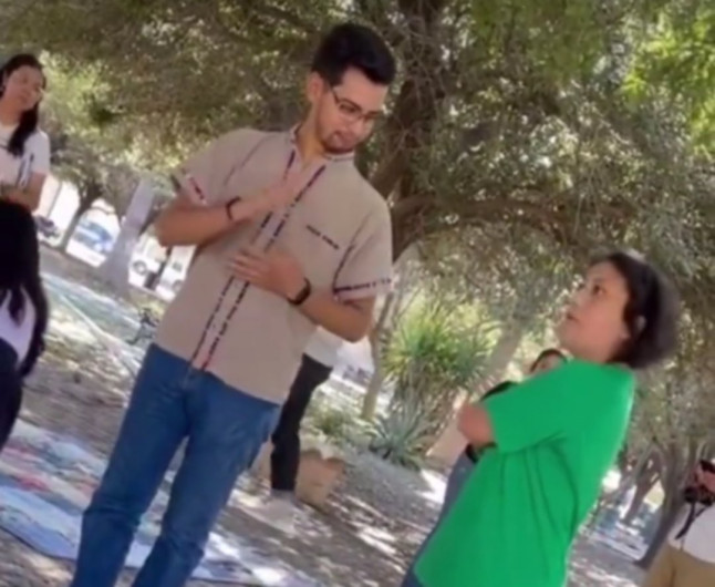 Se hace viral #LadyParque en Reynosa