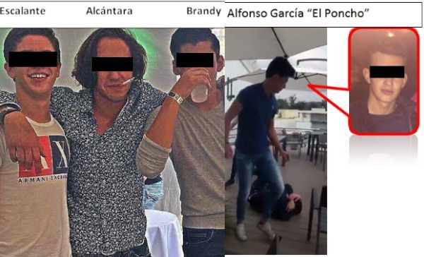 Revelan nombres de los jóvenes que golpean por gusto 