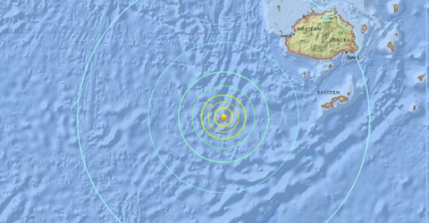 Levantan alerta de tsunami y modifican sismo de 7.2 a 6.9 grados en Fiyi
