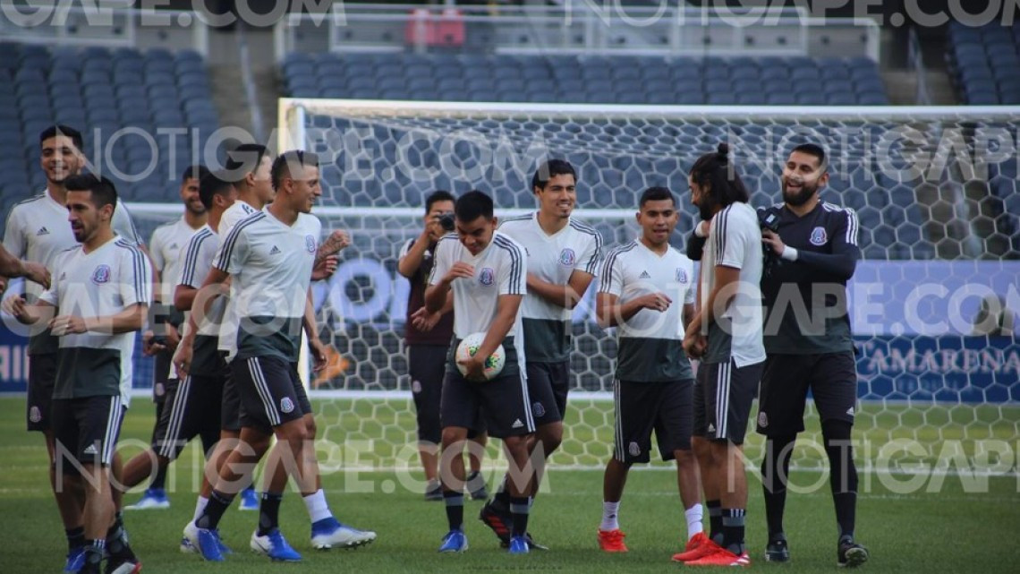 Con espías y todo, entrenó la Selección Mexicana en Chicago
