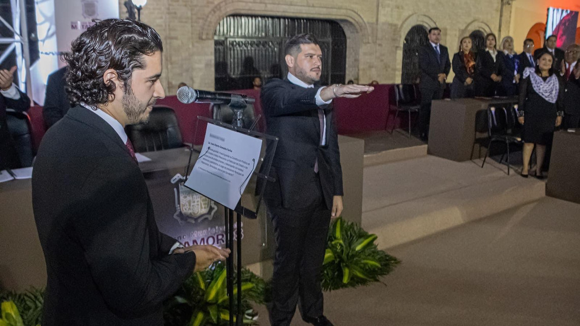 Alberto Granados rinde protesta como Alcalde de Matamoros