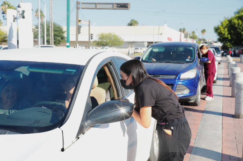Listo Nuevo Laredo para la Jornada de Vacunación Drive Thru contra la Influenza