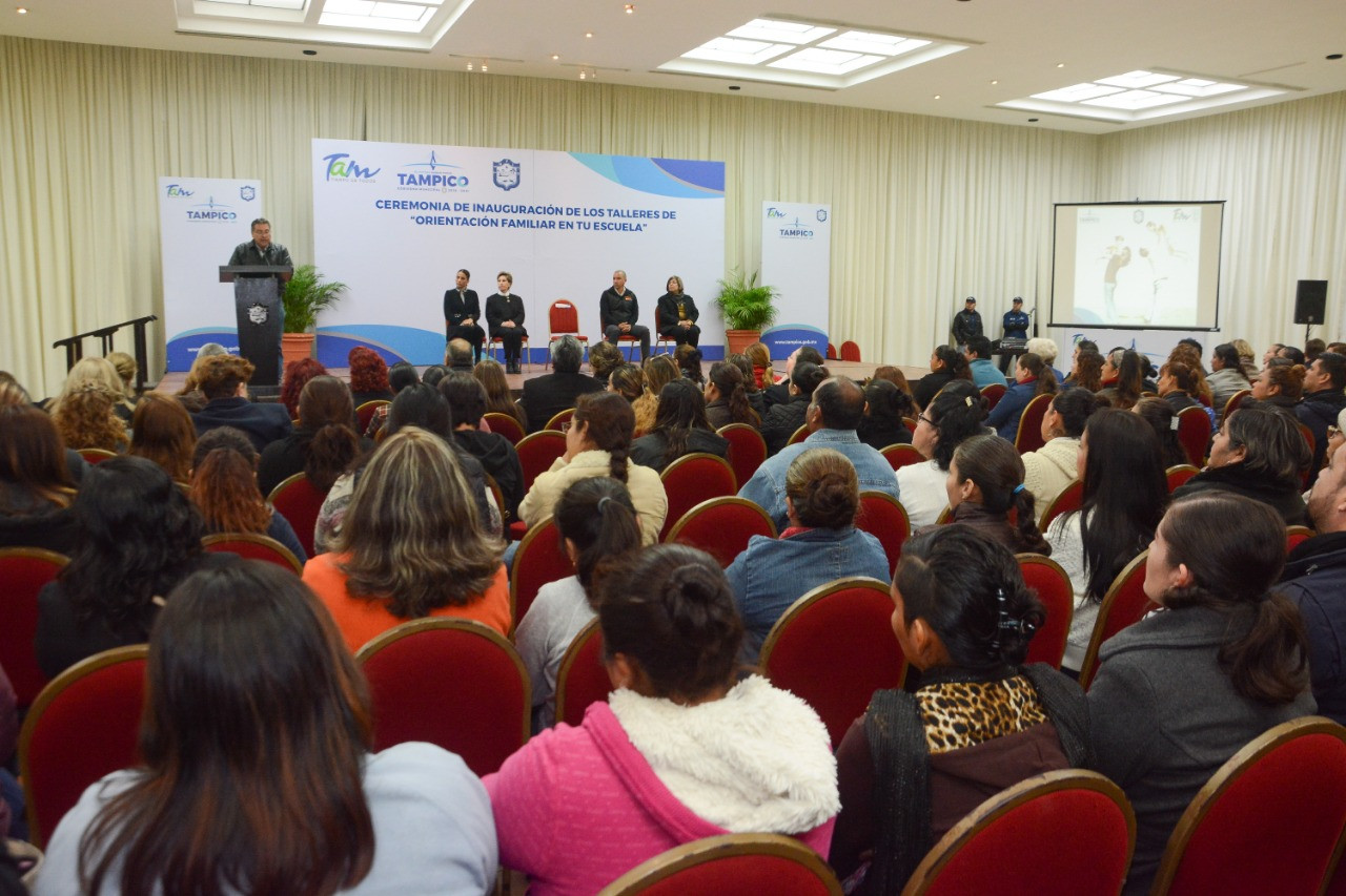 Inician Talleres de Orientación Familiar en 43 Escuelas de Tampico