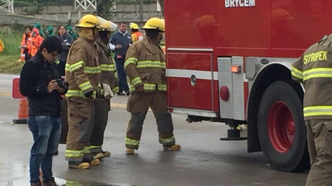 Realizan simulacro mayor de accidente en la zona industrial de Altamira