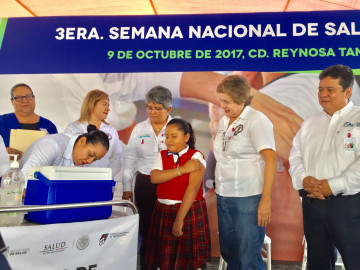 Asegura Salud que vacuna contra VPH es segura