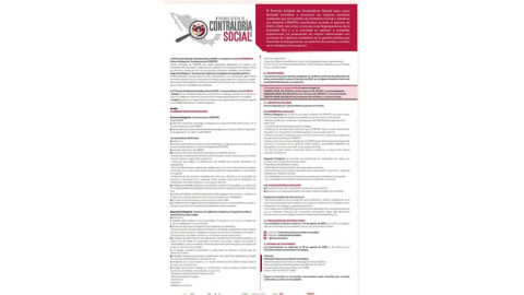 Presenta Contraloría Gubernamental convocatoria 