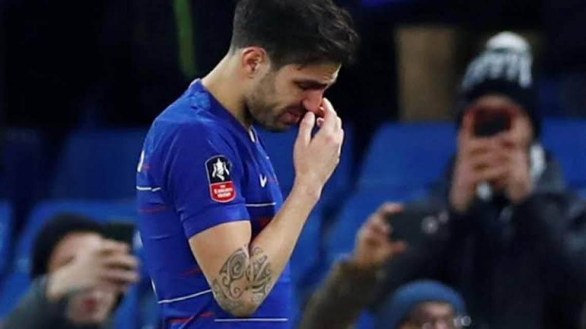 Entre lágrimas Cesc Fábregas se despide del Chelsea