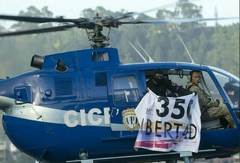 Localizan helicóptero con el que atacaron al Tribunal Supremo de Venezuela 