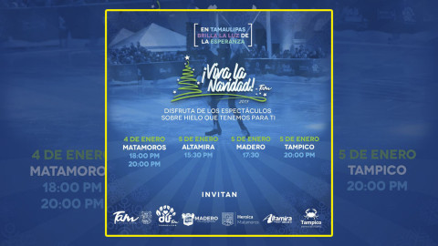 Invita Gobierno a espectáculos sobre hielo