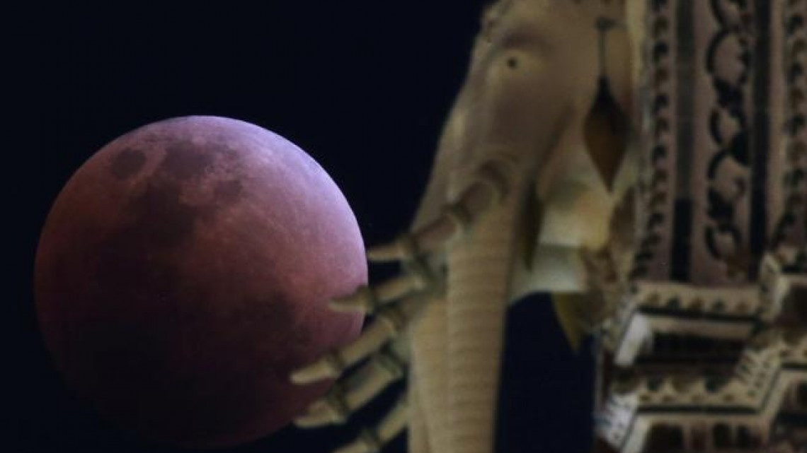 Así se vivió la superluna azul de sangre en el mundo