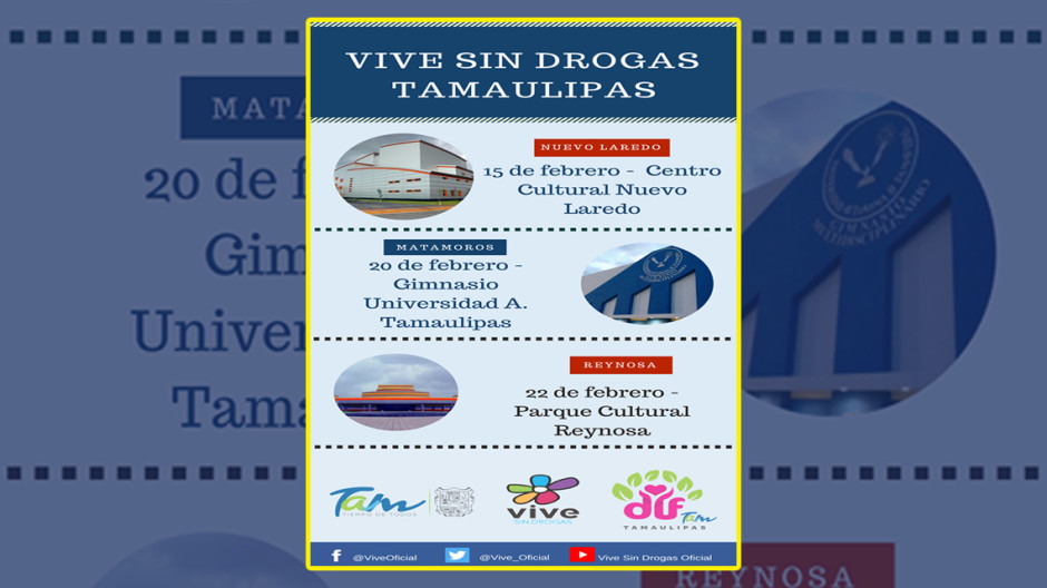 Invitan a campaña "Vive sin Drogas"