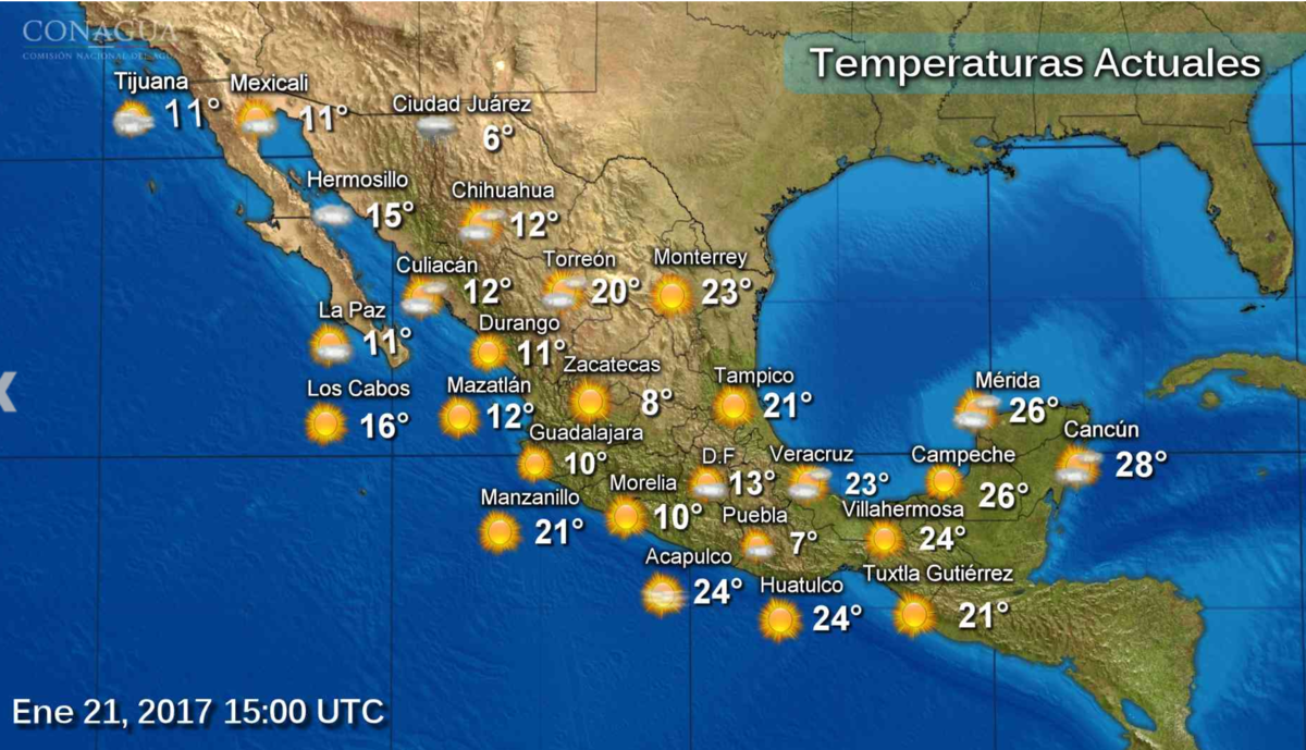 Norte, noreste y mesa central continuarán con clima muy frío