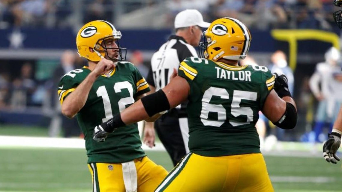 Aaron Rodgers volvió a hacer de las suyas ante Dallas