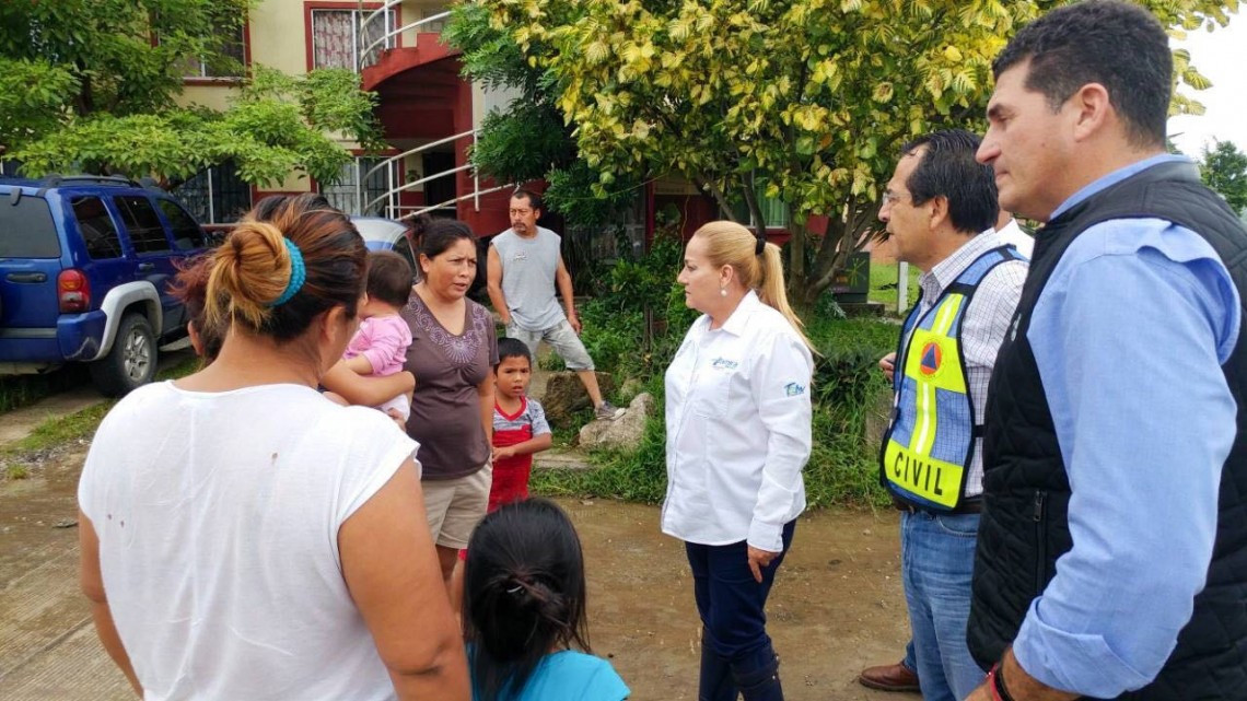 Auxilian 3 niveles de gobierno a damnificados del sur de Tamaulipas