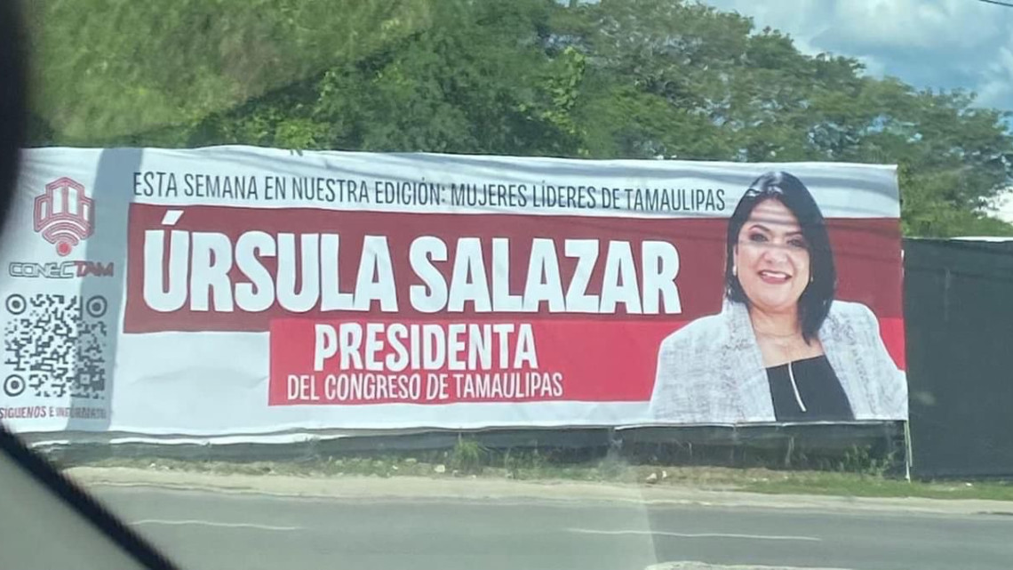 Se deslinda diputada de espectaculares; asegura que no son de ella