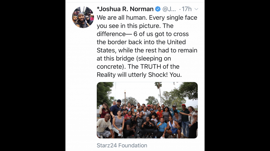 Josh Norman y Demario Davis brindan ayuda a migrantes en Matamoros