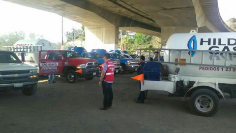 Supervisa Protección Civil de Tampico transporte de empresas gaseras