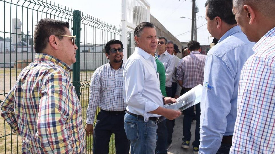 Visita alcalde colonia Estadio