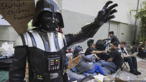 Fans ya están acampando para ver Star Wars IX