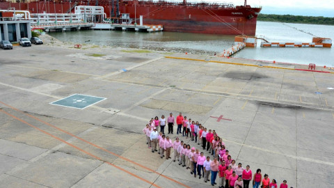 Terminal de proceso logísticos Madero de Pemex fortalece la prevención del Cáncer de mama 