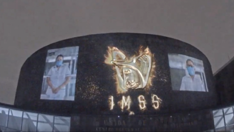 IMSS presenta el “Mural a los héroes de la salud” 