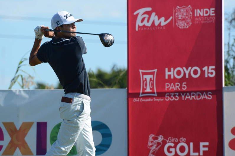 Raúl Pereda encabeza el Tour de Golf Pro Tam