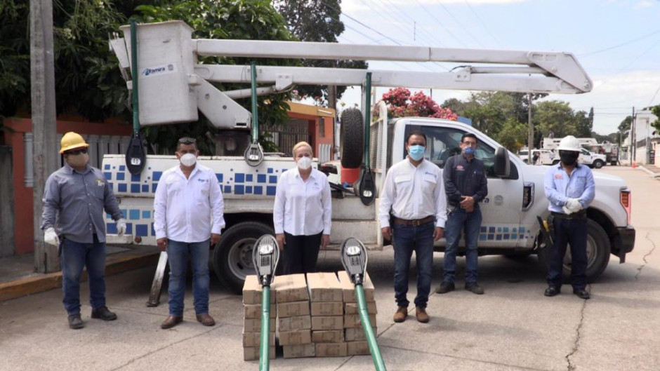 Mejora Gobierno de Alma Laura Amparán alumbrado público de Altamira