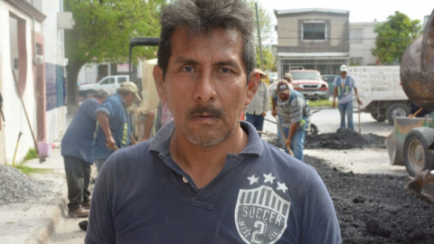 Vecinos satisfechos con avances en pavimentación 