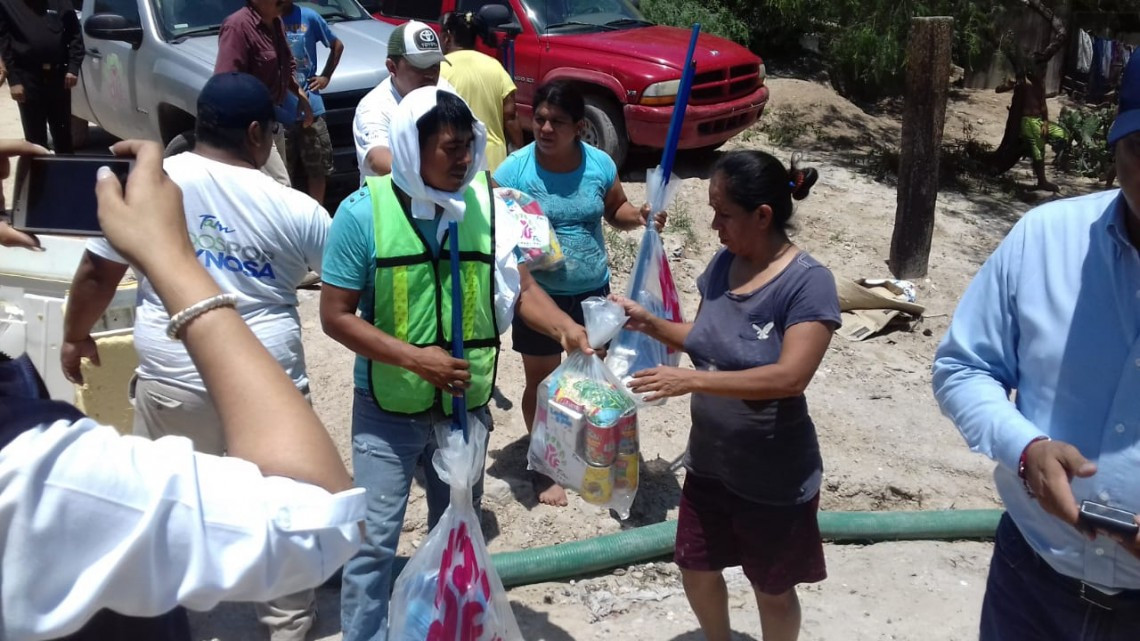 DIF Tamaulipas envía brigadistas al ejido Los Corrales 