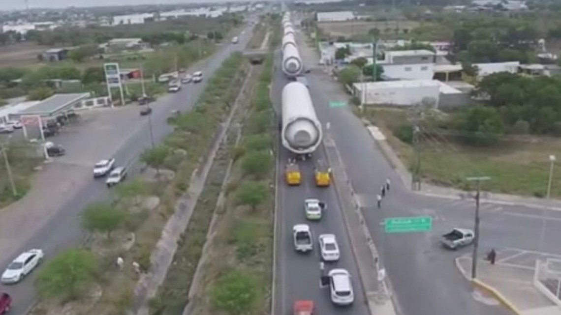 Cruza por Tamaulipas Segundo convoy de tanques fermentadores