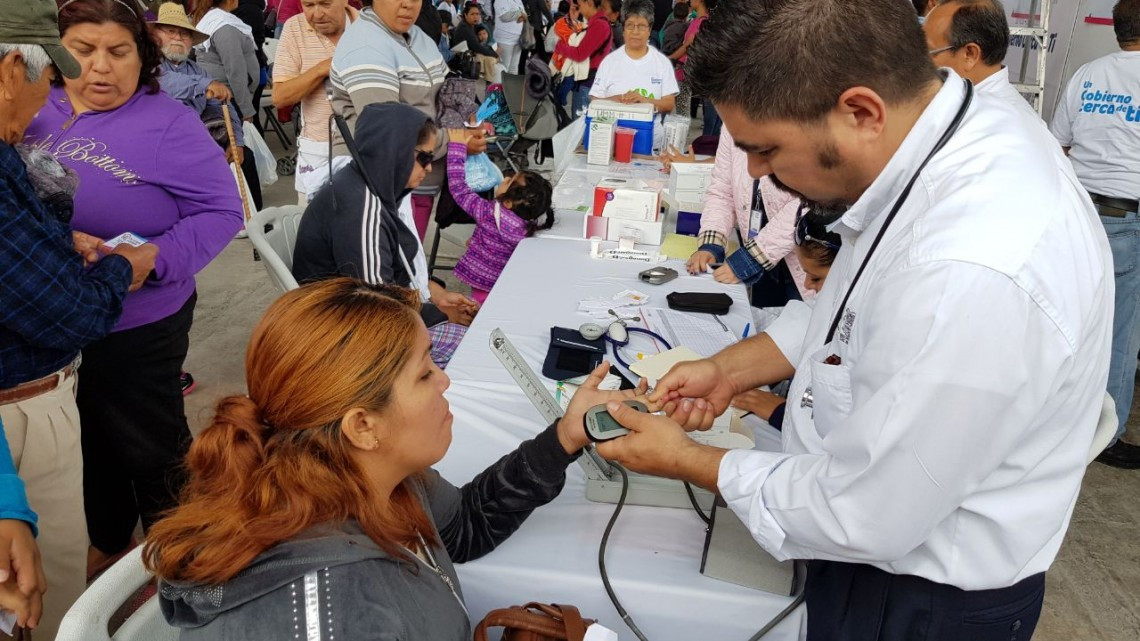 Realiza Gobierno y DIF Tamaulipas corredores de la salud y entrega de apoyos