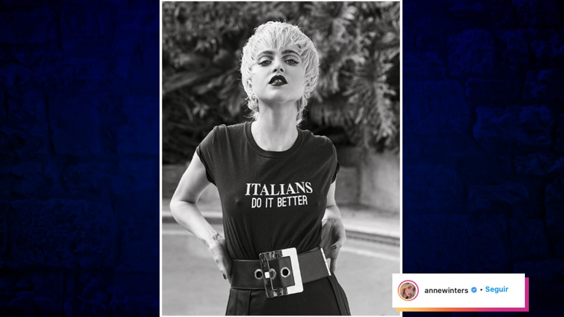 Anne Winters sorprende con su transformación de Madonna 