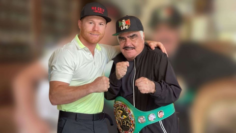 Visita el Saúl 'Canelo' Álvarez a Don Vicente en su rancho