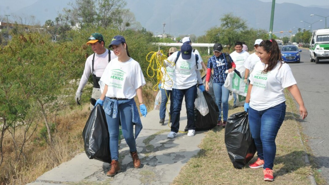 Realizan "Campaña Ambiental Limpiemos Nuestro México" en Tamaulipas