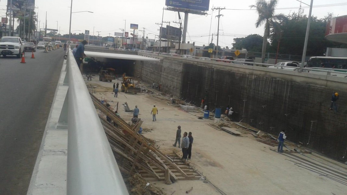 Cumple un año paso inferior San Pedro y aún no lo concluyen