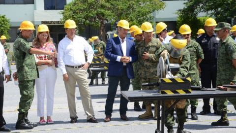 Presente alcaldesa en ceremonia de Destrucción de Armas