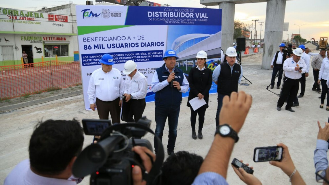 Supervisa Gobernador avance de obra en Reynosa