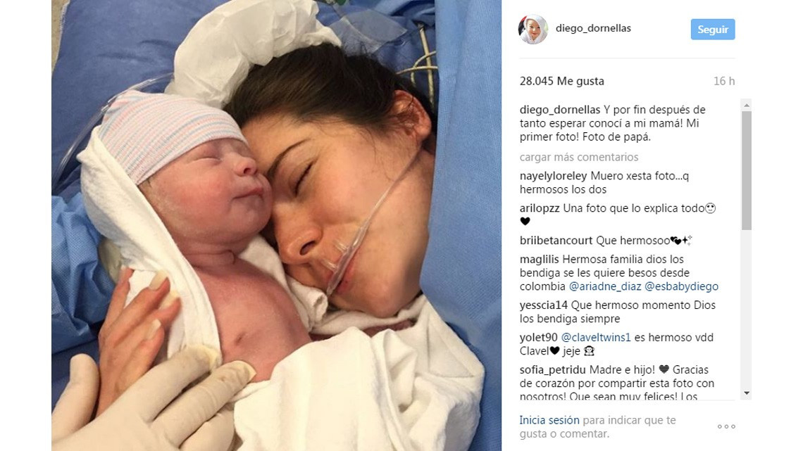 Ariadne Díaz sube las primeras fotos a la cuenta de su hijo