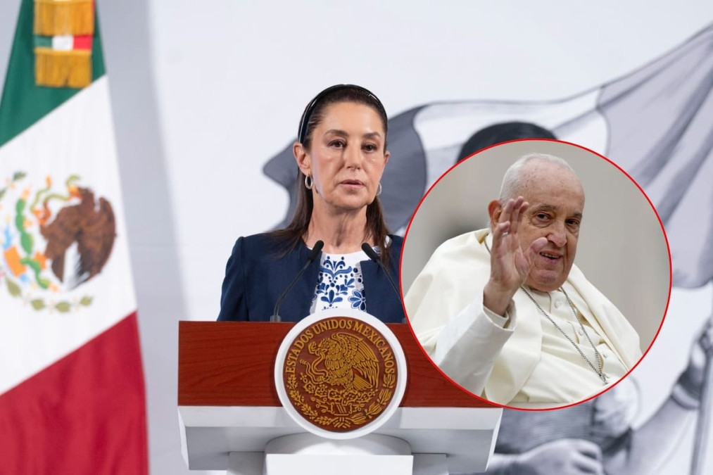 ´Un abrazo a todos los católicos del mundo´: Sheinbaum tras muerte del papa Francisco