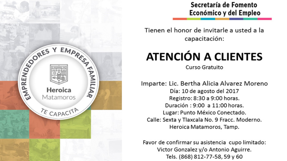 Fomento Económico y del Empleo invita a curso