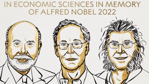 Bernanke, Diamond y Dybvig, galardonados con el Premio Nobel de Economía