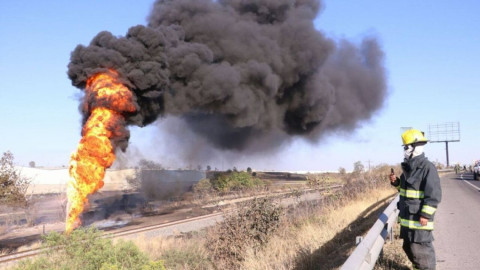 Ducto de Pemex en Jalisco registra fuga e incendio de combustible