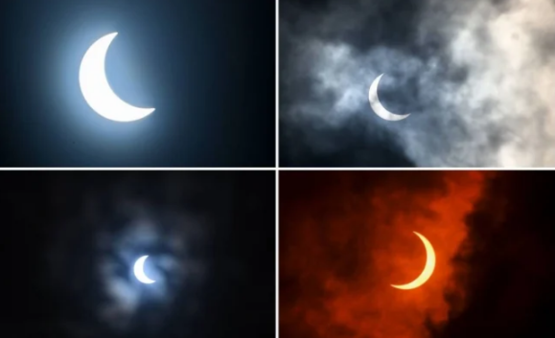 Cientos disfrutaron del eclipse solar “círculo de fuego”