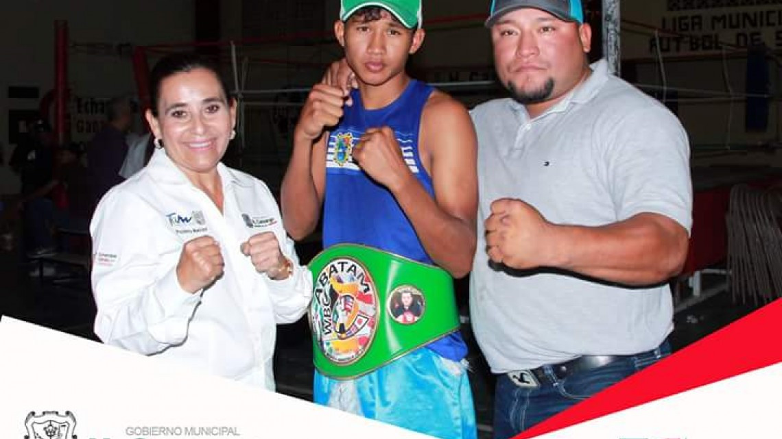 Llevan a cabo “Pelea de campeonato estatal peso Gallo” en Camargo