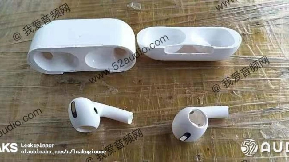 Filtran imágenes  de los AirPods 3 de Apple
