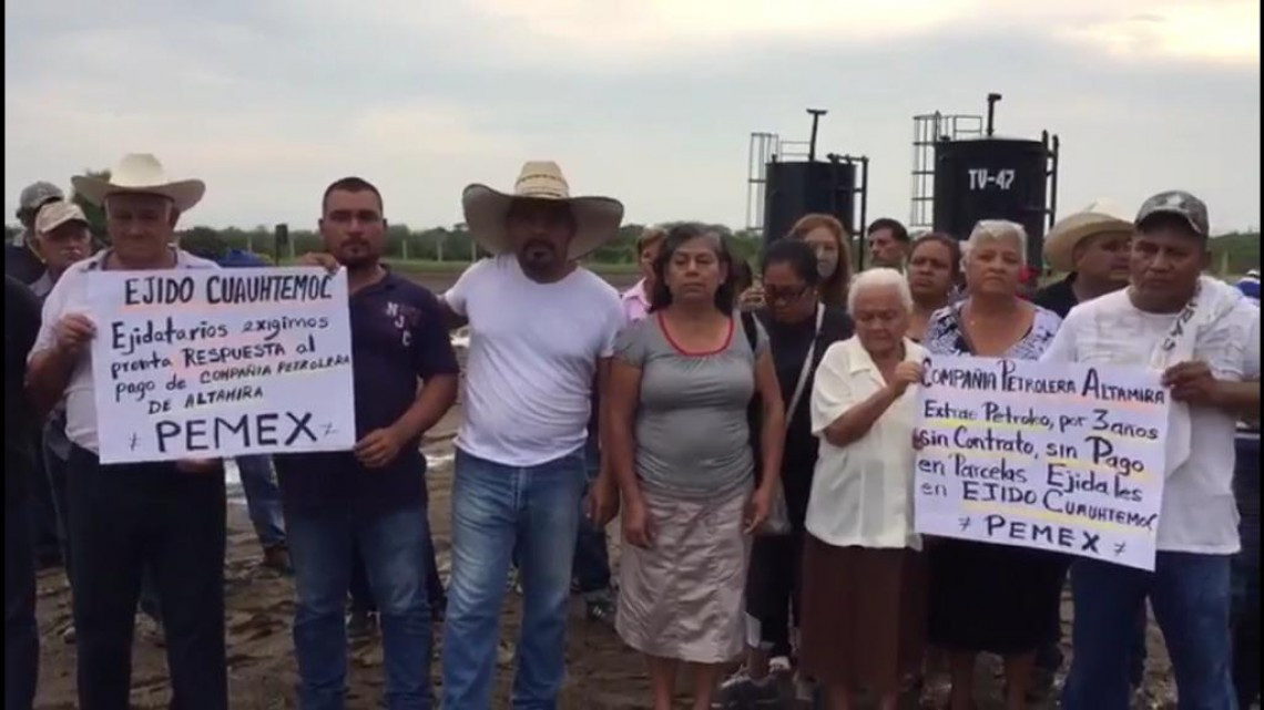 Lamentan Autoridades conflicto entre ejidatarios y empresa petrolera 