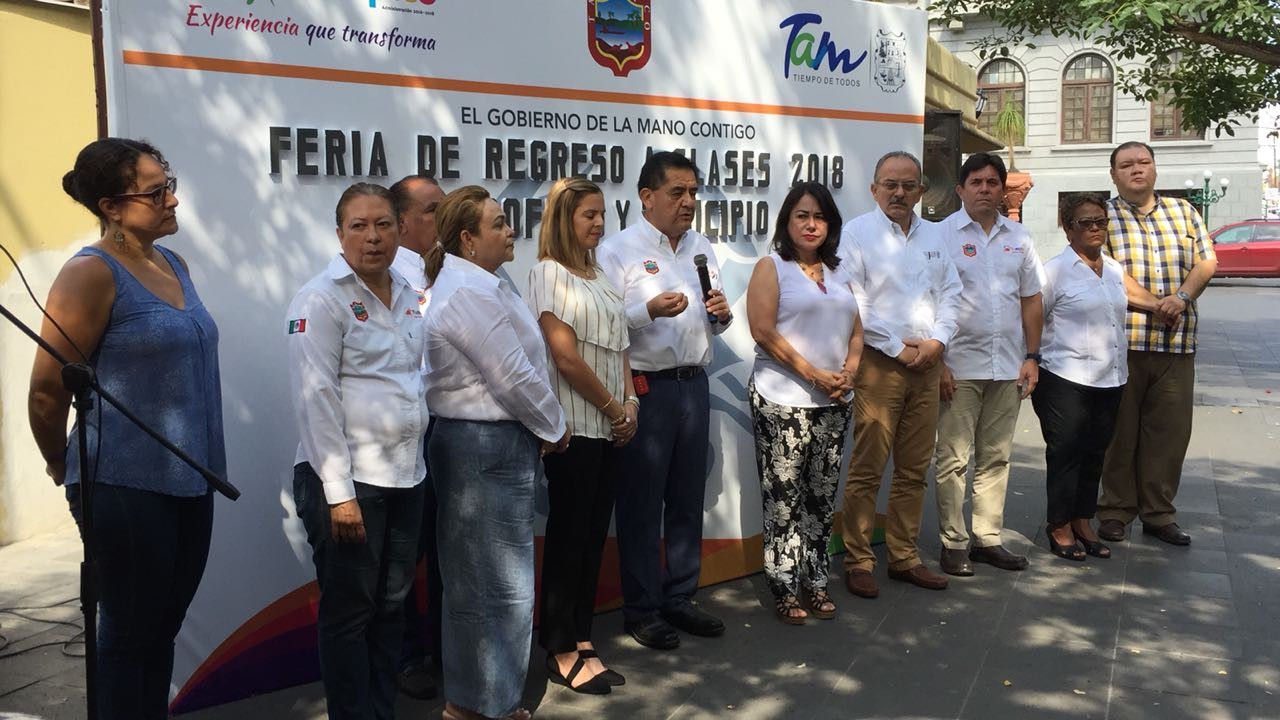 Ponen en marcha la Feria Regreso a clases 2018 en Tampico