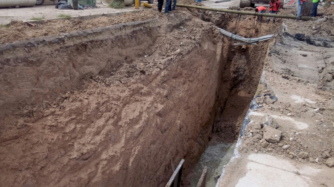 Realiza Comapa introducción de tubería