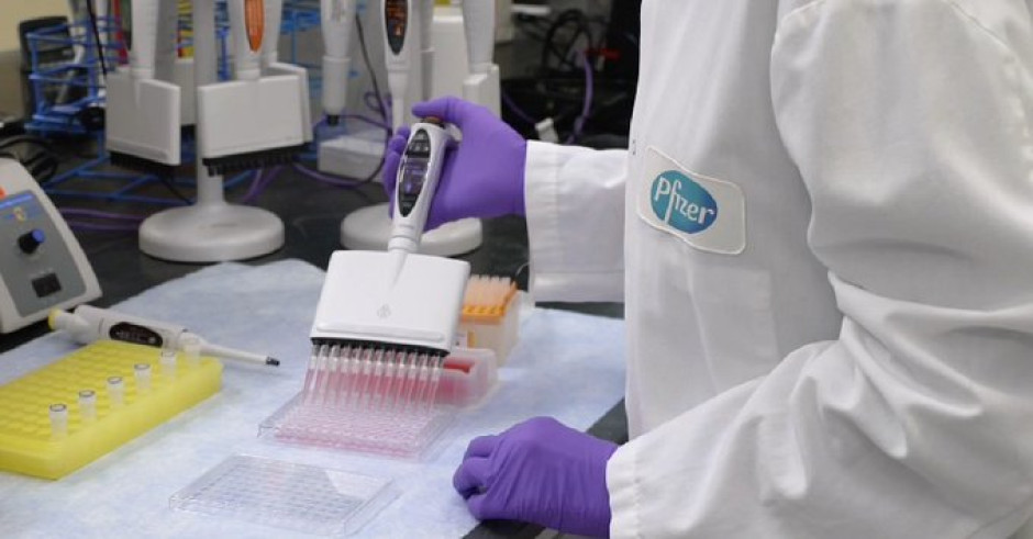 Pfizer reporta una eficacia de 90% en su vacuna contra Covid-19 