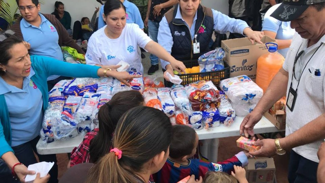 DIF Tamaulipas lleva apoyo a a menores centroamericanos